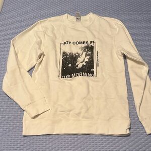 White Graphic Sweatshirt